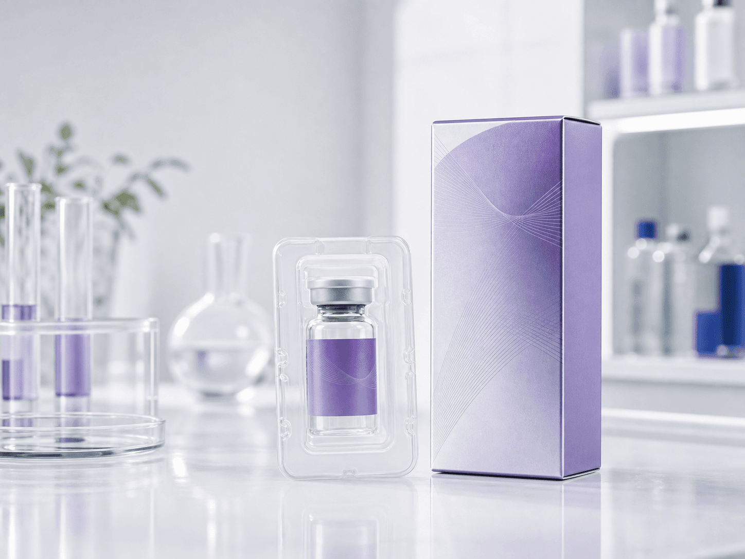 Harucell Light Tox vial and carton detail visual